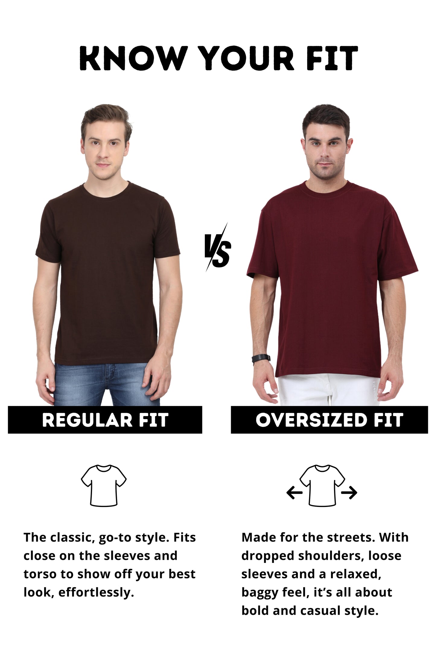 Men's Playful Graphic Printed Oversized T-shirt