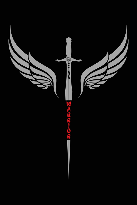 Men's Warrior Graphic Printed Oversized T-shirt