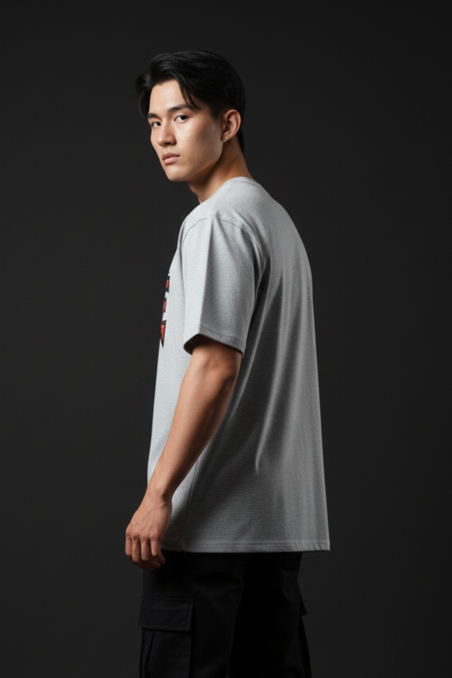 Men's Rage Graphic Printed Oversized T-shirt