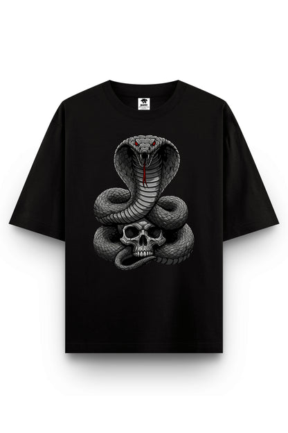 Unisex Venomous Graphic Printed Oversized T-shirt