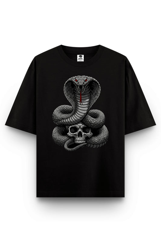 Unisex Venomous Graphic Printed Oversized T-shirt