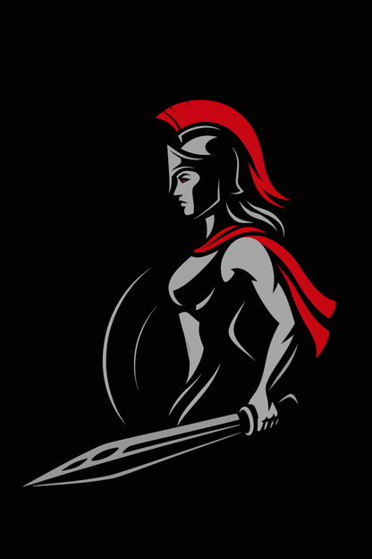 Women's Warrior Graphic Printed T-shirt Regular Fit