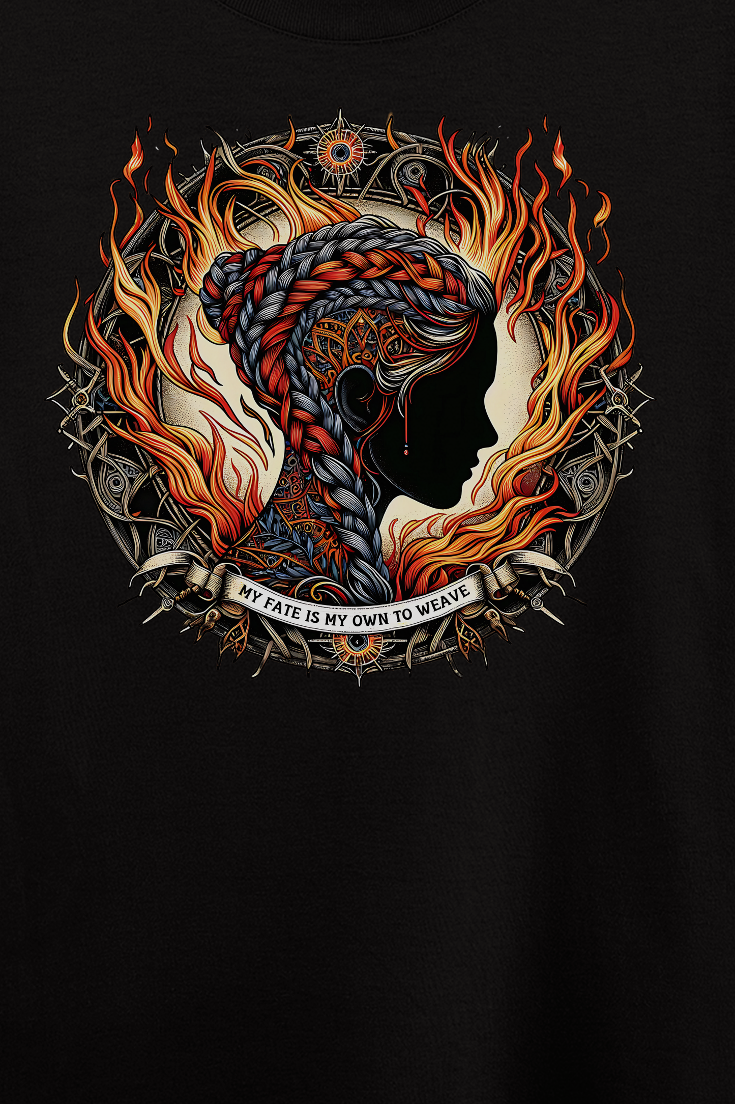 Women's Warrior Graphic Printed T-shirt Regular Fit