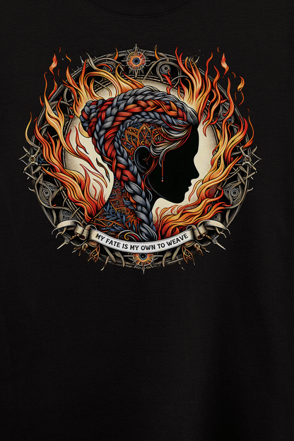 Women's Warrior Graphic Printed T-shirt Regular Fit