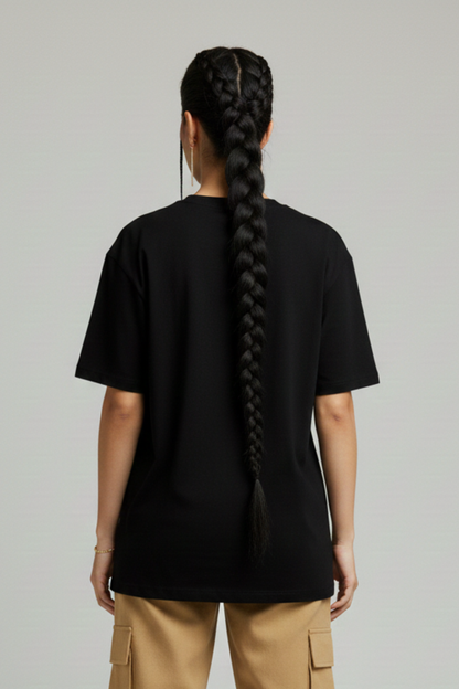 Women's Warrior Graphic Printed Oversized T-shirt