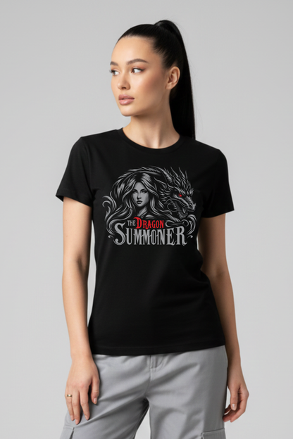 Women's Dragon Summoner Graphic Printed T-shirt Regular Fit