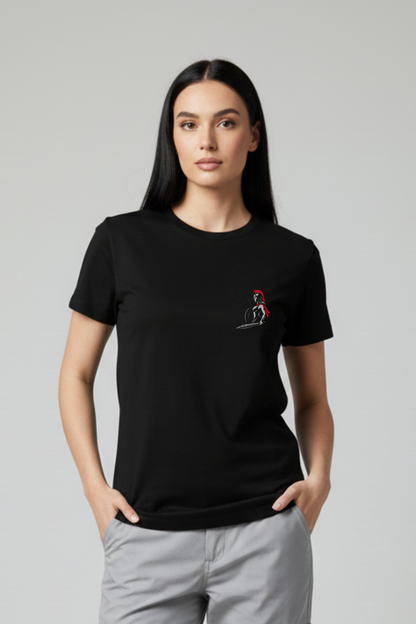 Women's Warrior Graphic Printed T-shirt Regular Fit