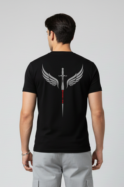 Men's Warrior Graphic Printed T-shirt Regular Fit