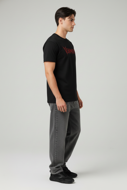 Men's Venomous Graphic Printed T-shirt Regular Fit