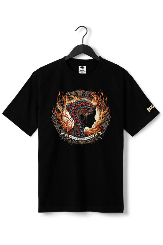 Women's Warrior Graphic Printed T-shirt Regular Fit