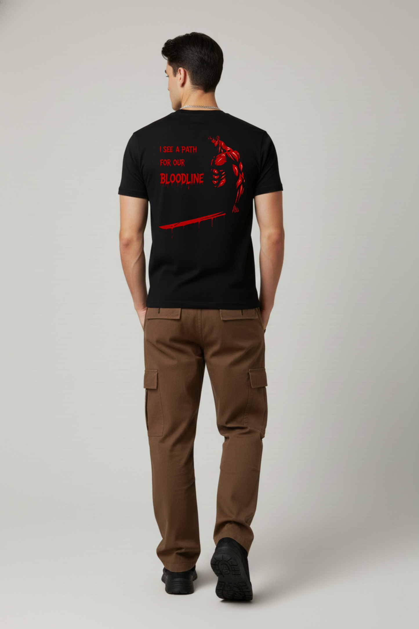 Men's Conqueror Graphic Printed T-shirt Regular Fit