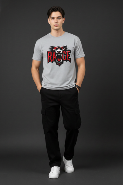 Men's Rage Graphic Printed T-shirt Regular Fit