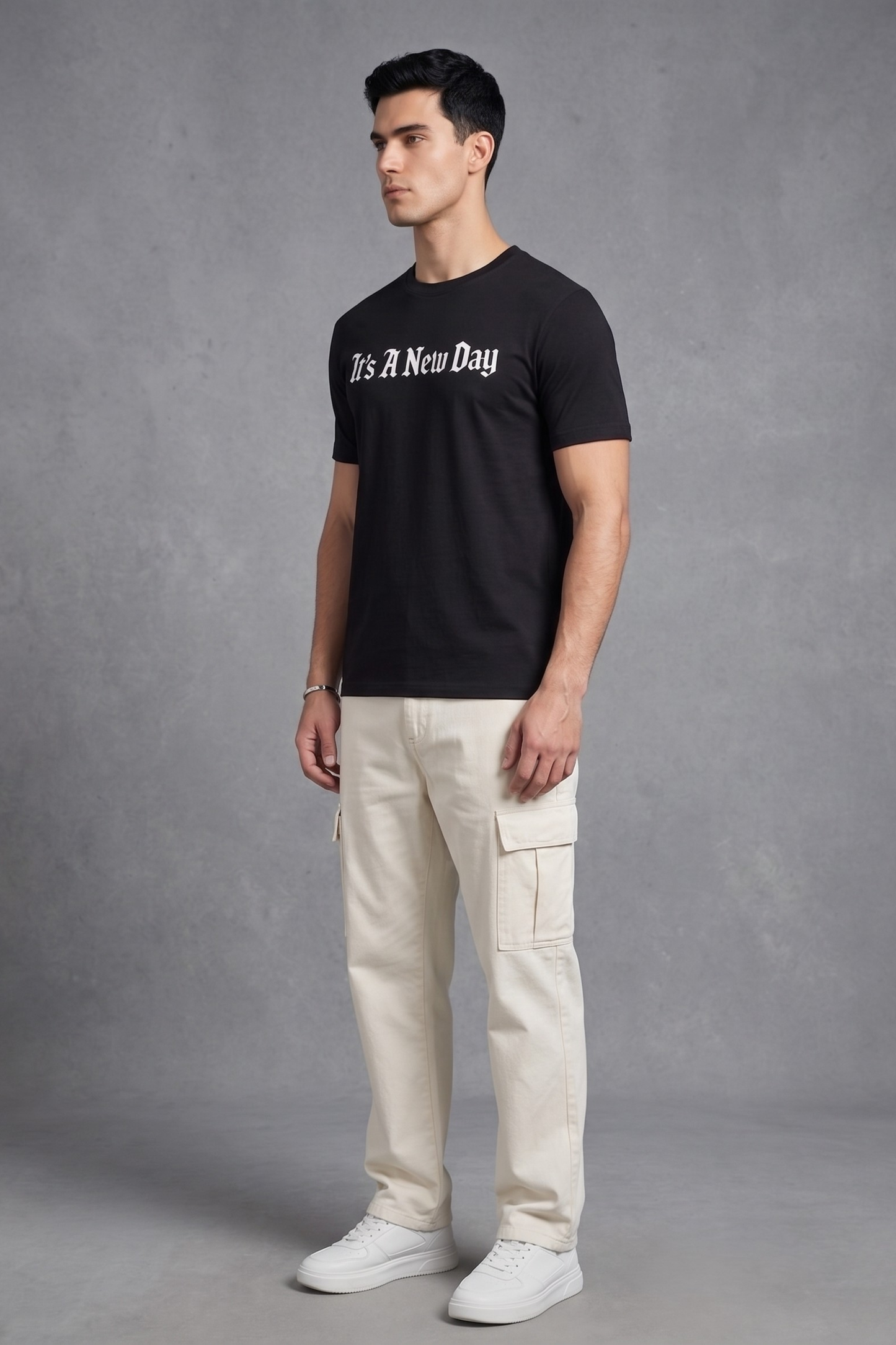Men's Death Graphic Printed T-shirt Regular Fit