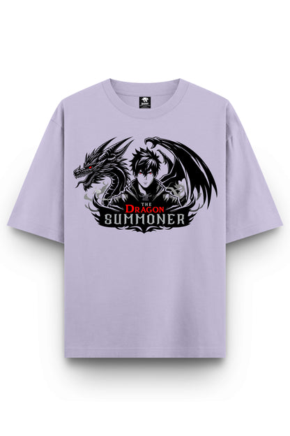 Men's Dragon Summoner Graphic Printed Oversized T-shirt