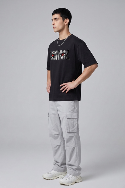 Men's Animal Graphic Printed Oversized T-shirt