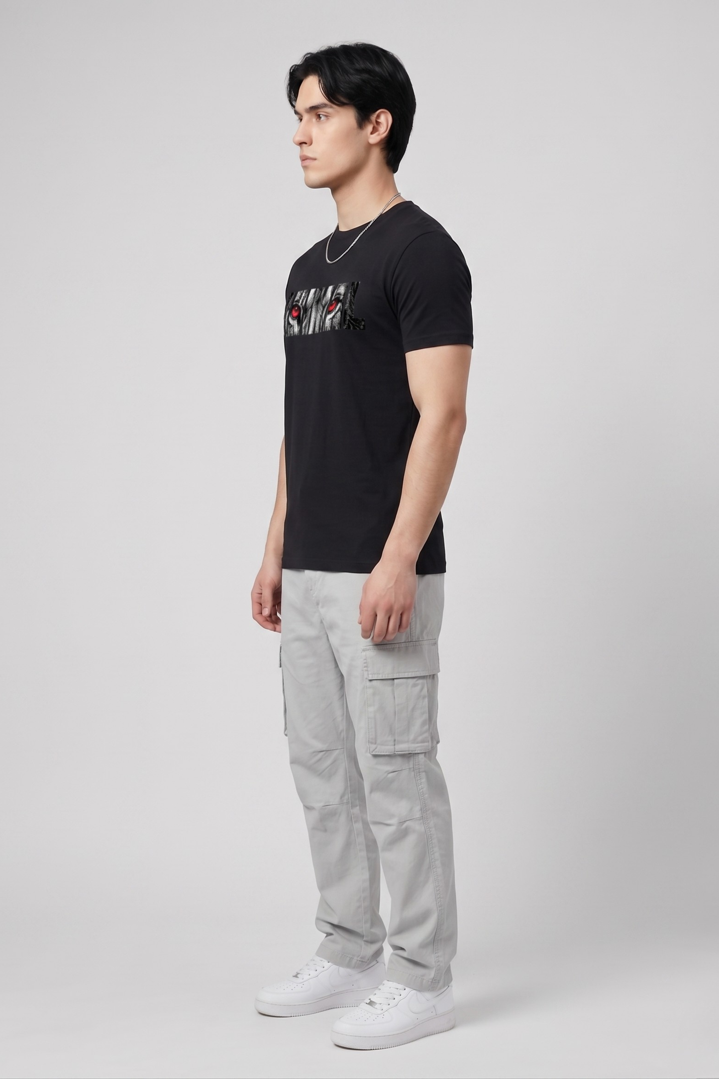 Men's Animal Graphic Printed T-shirt Regular Fit