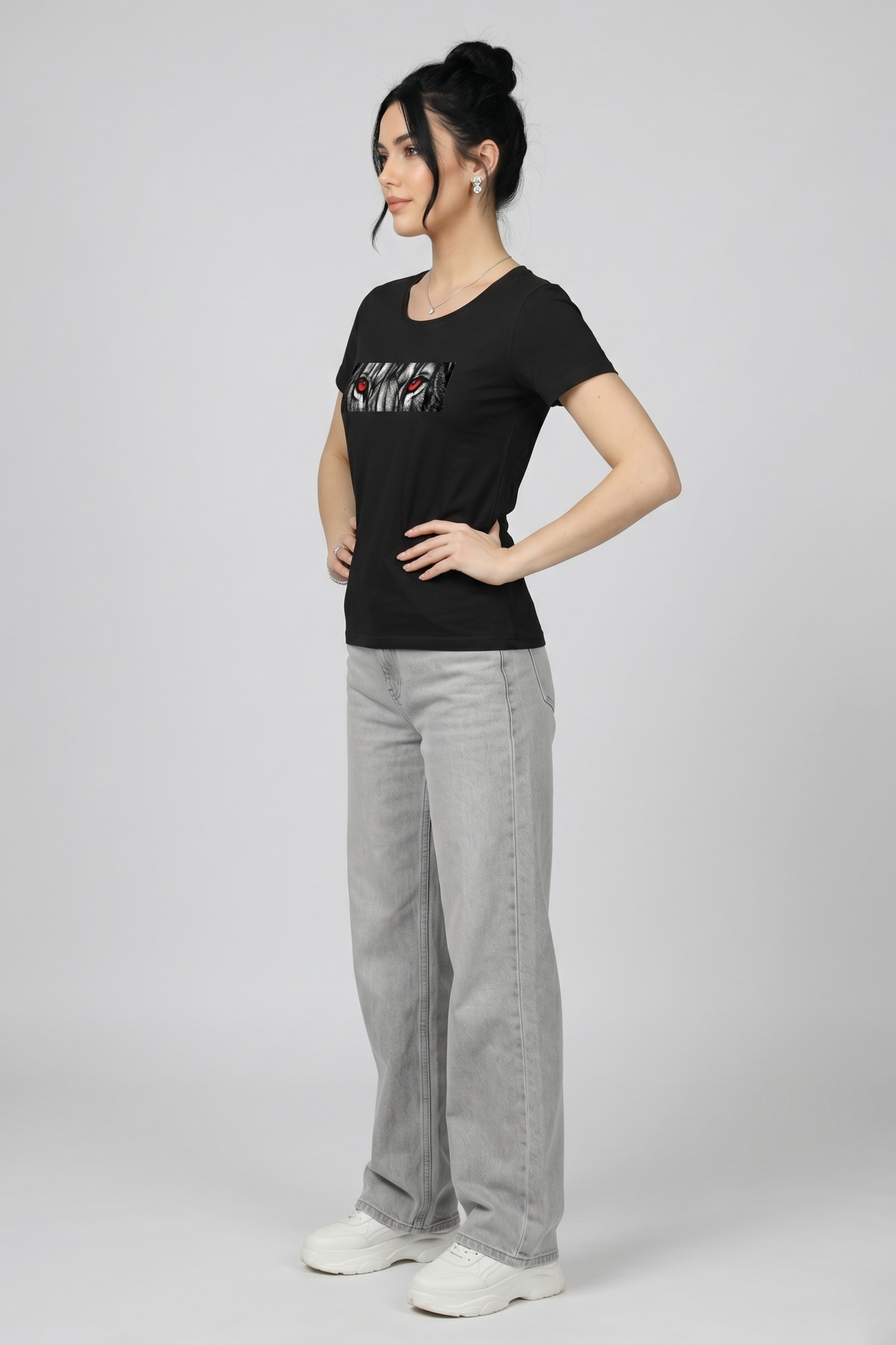 Women's Death Graphic Printed T-shirt Regular Fit
