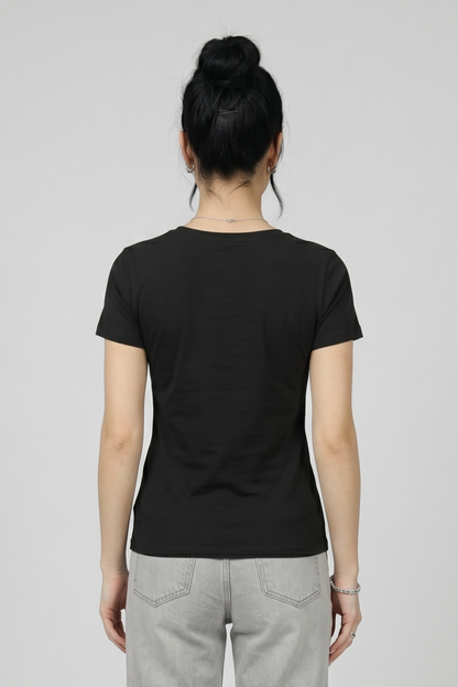 Women's Death Graphic Printed T-shirt Regular Fit