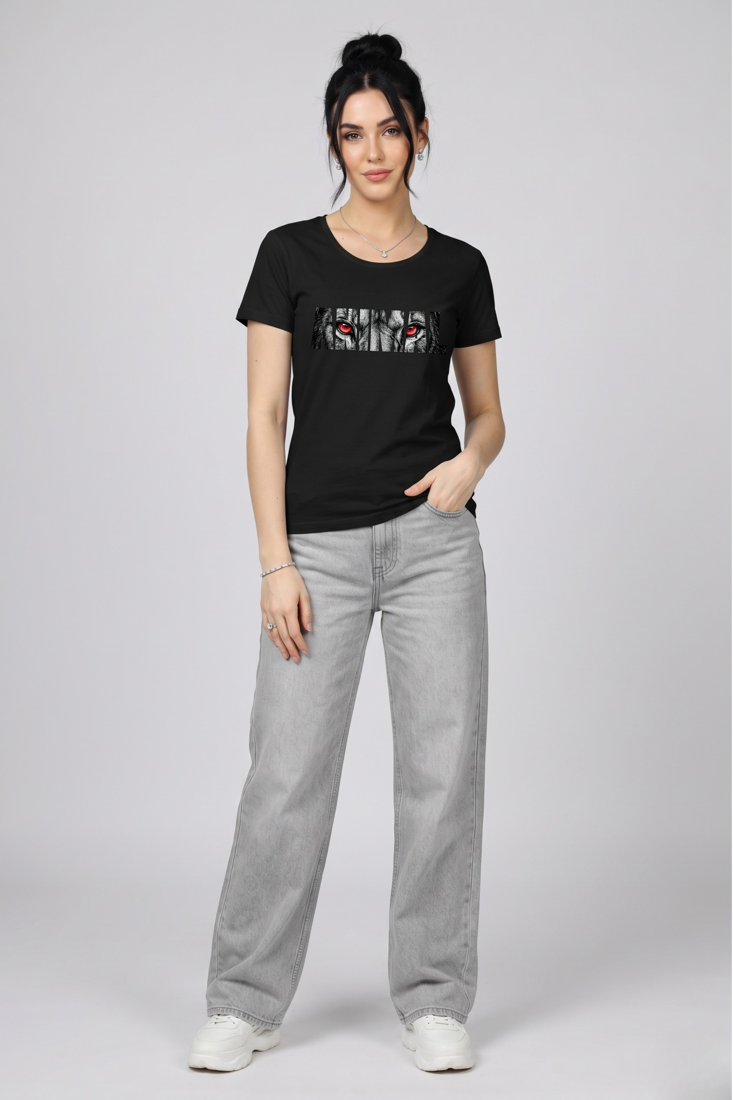 Women's Death Graphic Printed T-shirt Regular Fit