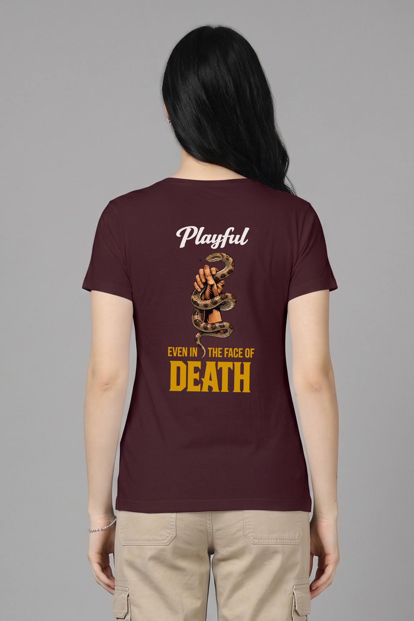 Women's Playful Graphic Printed T-shirt Regular Fit