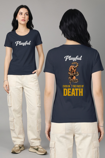 Women's Playful Graphic Printed T-shirt Regular Fit