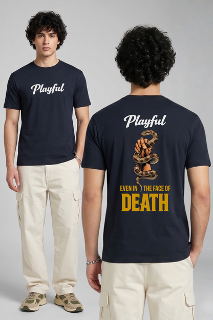 Men's Playful Graphic Printed T-shirt Regular Fit