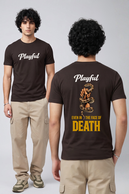 Men's Playful Graphic Printed T-shirt Regular Fit