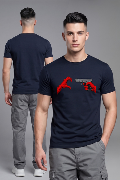 Men's AntiLove Graphic Printed T-shirt Regular Fit