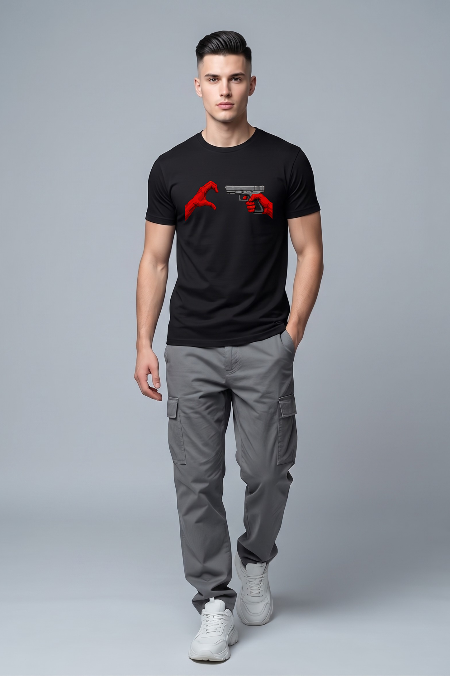 Men's AntiLove Graphic Printed T-shirt Regular Fit