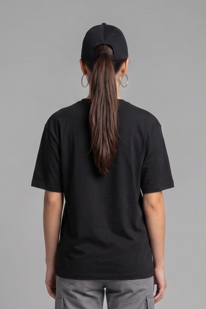 Women's AntiLove Graphic Printed Oversized T-shirt