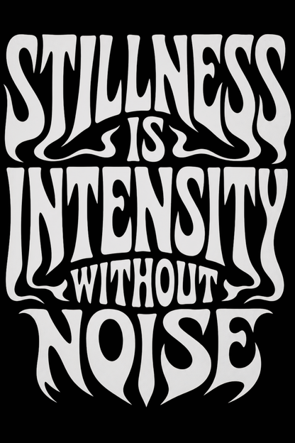 Men's Stillness Graphic Printed Oversized T-shirt