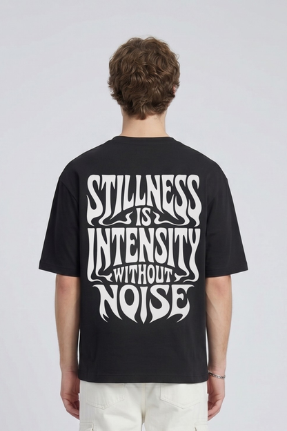 Men's Stillness Graphic Printed Oversized T-shirt