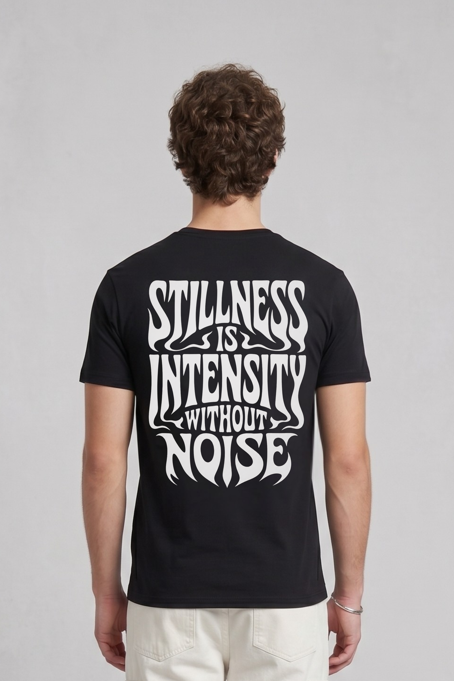 Men's Stillness Graphic Printed T-shirt Regular Fit