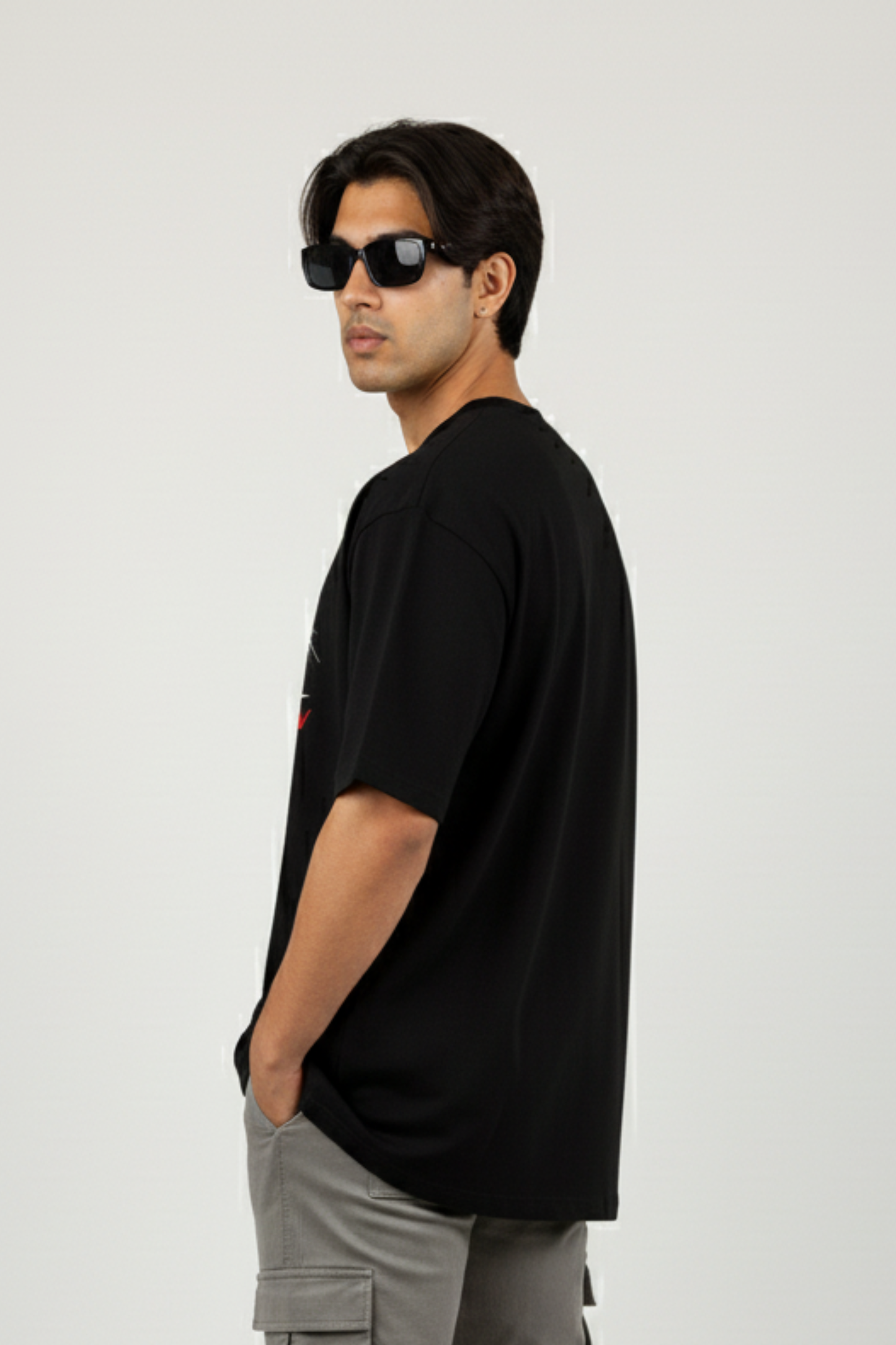 Unisex Beast Within Graphic Printed Oversized T-shirt